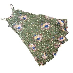 Auguste the Label Green floral midi dress